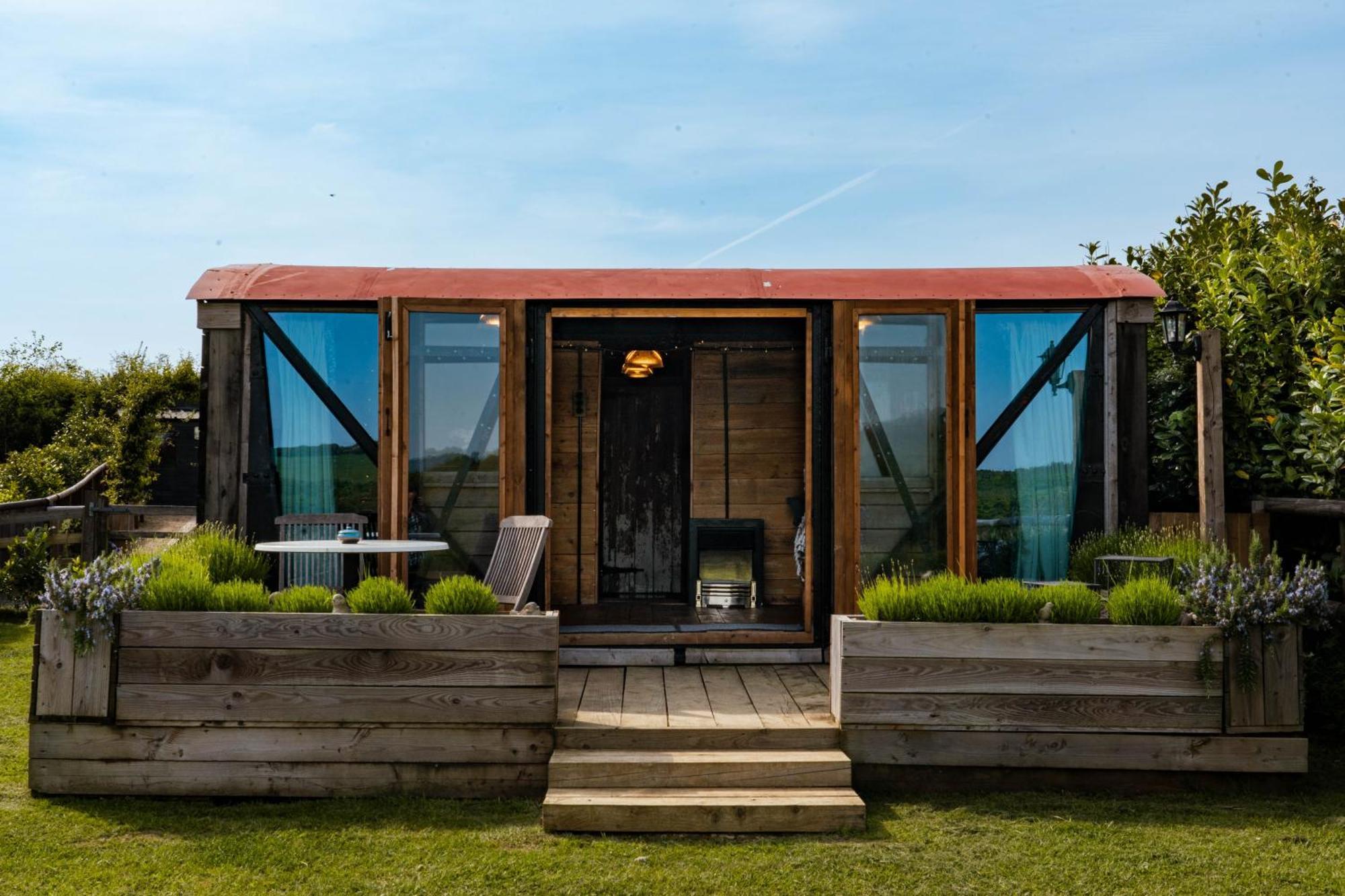 Swallowfield Glamping-Station Master Yeovil Dış mekan fotoğraf